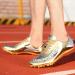 TURAFO Mens Track and Field Spikes - Professional Running Nail Shoes - Gold | Teenagers & Boys - Buy Online on GoSupps.com