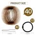 YGDZ 40pcs Invisible Hair Nets for Women & Girls with 10 Hair Bands & 40 Bobby Pins - Light Coffee 50cm - Buy Online on GoSupps.com