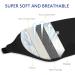 Mavogel Cotton Sleep Mask - Light-Blocking Eye Mask for Travel & Sleep | Soft Comfortable Adjustable | Includes Travel Pouch - Optimal for Men & Women - Buy Online on GoSupps.com