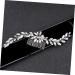 Housoutil Wedding Hair Barrette Rhinestone Headpiece Wedding Hair Clip Bridal Headpiece Bride Hair Clip Leaf Hair Pin Rhinestone Hair Accessories Hair Barrettes Miss Horse Eye Comb - Buy Online on GoSupps.com