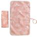 Wendergo Portable Nappy Changing Mat Baby Travel Change Mat Foldable Diaper Pad 60 x 35 cm Waterproof Wipe Clean Lightweight Perfect for On The Go and Home Newborns Essentials (Pink)