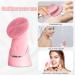 Rechargeable Silicone Facial Cleansing Brush - Waterproof 5 Strengths Perfect for Deep Cleaning & Exfoliating - Ideal Gift for Women - Pink - Buy Online on GoSupps.com
