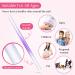 6-Piece Glass Cuticle Pusher & Nail File Set - Yellow, Orange, Blue, Green, Pink, Purple - Buy Online on GoSupps.com
