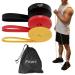 Fitarc resistance bands resistance ligaments pull -up helpers handles door anchors exercise tapes for pilates training physiotherapy stretching yoga home gymnastics for men and women 3 resistance straps