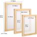 Caydo 24 Pieces Screen Printing Kit with Wood Frames, Mesh, Squeegees, Inkjet Film, and Masking Tape - Buy Online on GoSupps.com