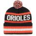 47 Baltimore Orioles Bering Cuff Knit Beanie - Black Team Color Logo | Men's & Women's Stretch Fit - Buy Online on GoSupps.com