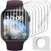 Uyiton 8Pack for Apple Watch Series 8/7 Screen Protector 45mm Military-Grade Replacement TPU Film Not Glass iWatch Protector Anti Scratch Fingerprint Bubble Free High Touch Screen Protection Clear 45mm Clear