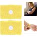 Salmue Acupressure Bracelet - Anti-Stress & Travel Sickness Relief - Natural Headache & Nausea Remedy - Ideal for Vacation (Yellow) - Buy Online on GoSupps.com