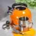 Buy Milestone Camping Whistling Kettle - Stainless Steel Teapot for Indoor & Outdoor Use - Perfect for Camping Hiking & Picnics - Fast International Shipping - Buy Online on GoSupps.com