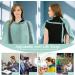Soft Cotton Breastfeeding Cover with Towel - Green | Multi-Use Nursing and Stroller Cover for Moms - Buy Online on GoSupps.com