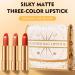  Gupcaqosjw Matte Lipstick 3 Shades Velvety Long Lasting Water Resistant | Velvet Tint Water Resistant Non-Sticky for Daily Makeup and Winter Evening - Buy Online on GoSupps.com