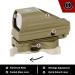 DDHQ Red Dot Reflex Sight Scope with Quick Detach Mount - Veteran Owned Company - Buy Online on GoSupps.com