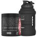 Applied Nutrition Bundle ABE Pre Workout 375g + JUG 2.5 LT Matt Black | All Black Everything Pre Workout Powder Energy & Physical Performance with Creatine Beta Alanine (Cherry Cola)