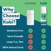 Kobi Sport Deodorant for Boys - 24 Hour Odor Protection - Natural & Aluminum-Free - Made in USA - Fresh Lime Scent - Buy Online on GoSupps.com