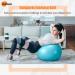GalSports Exercise Ball Yoga Ball - 45cm Stability Ball for Home Gym & Office, Swiss Ball for Therapy - Turkis - Buy Online on GoSupps.com