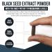 20% Thymoquinone Black Seed Oil Extract Capsules - TQ-Advanced 4X | 60 Capsules | Vegan | Raw Form | Glass Bottle - Buy Online on GoSupps.com