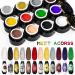 MEET ACROSS 12 Colors Painting Gel Nail Polish Kit with Drawing Brush Pen | Soak Off UV LED Gel Set for Nail Art Design - Buy Online on GoSupps.com