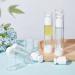NICENEEDED 6 PACK 50ML Airless Lotion Pump Bottle Clear Vacuum Cosmetic Cream Dividing Bottle Travel Dispenser Refillable Containers for Foundation and Shampoo - Buy Online on GoSupps.com