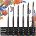 Sable Watercolour Brushes Set - Round Point Tip for Watercolor & Acrylic Painting - Buy Online on GoSupps.com