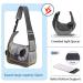 Adjustable Dog Sling Carrier for Small Dogs/Cats 5-10lbs - Hands-Free Puppy Front Pouch with Soothing Bottom Support - Soft Padded Shoulder Bag for Travel & Outdoor Activities - Buy Online on GoSupps.com