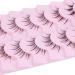 Manga Lashes - 8 Pairs of Super Wispy Thin Individual Fake Eyelashes for Natural Anime Korean Style Look - Buy Online on GoSupps.com