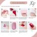 EONFAVE 24 Pcs French False Nails - White Square Stick on Nails with Glue - Short Acrylic Full Cover Press on Nails for Women and Girls - Buy Online on GoSupps.com