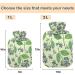 NAANLE RETRO Transparent Hot Water Bottle | 2L Hand/Foot Warmer for Pain Relief & Cold Therapy - Leaves & Flowers Design - Buy Online on GoSupps.com