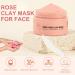 Rose Clay Face Mask Kaolin Clay Mask for Pores Pink Clay Mask mud mask Exfoliating Facial Mask Deep Cleansing Controlling Oil Acne & Refining Pores Moisturizing Reduce Blackheads & Dark Spots - Buy Online on GoSupps.com