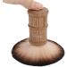 Barber Brush Hair Cutting Neck Dust Brush Home Salon Barber Fiber Hair Wooden Handle Face Neck Hair Dust Cleaning Brush for Home and Salon - Buy Online on GoSupps.com