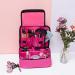 FOReverweihuajz Shockproof Travel Toiletry Bag - Large Capacity Cosmetic Organizer in Rose Red | Affordable International Shipping - Buy Online on GoSupps.com