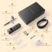Cordless Airbrush Kit with Compressor | Handheld Mini Air Brush Gun Set - Portable 32PSI High Pressure for Painting, Tattoo, Nail Art, Makeup, Cake, Barber Black - Buy Online on GoSupps.com