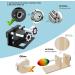 Cup Turner Tumbler Spinner Double Metal Frame Crafts - DIY Epoxy Machine with Silent Balance Shaft, Independent Switch - 2 Cups Black - Buy Online on GoSupps.com