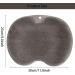Slip-Proof Silicone Massage Pad - Foot Brush Scrubber & Shower Massager with Non-Slip Suction Cups (Gray) | International Shipping - Buy Online on GoSupps.com