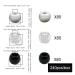 Dreadlock Pearl Beads - 12mm Plastic/Resin Hair Braiding Accessories | 3 Color Set for Women & Girls - Buy Online on GoSupps.com