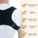 Back Corrector For Men Women - Shoulder Brace - Relieve Neck Back And Shoulder Pain - Adjustable Breathable Back Bandage - Buy Online on GoSupps.com