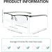 Eyekepper 3-Pack Lightweight Half Rim Reading Glasses for Men & Women +3.50 - Stylish & Comfortable International Shipping - Buy Online on GoSupps.com