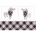 Shop Lionet Paws Black Checkered Dog Bandana for Small Medium & Large Dogs | Triangle Headscarf & Hill Towel - 1 Pack - Buy Online on GoSupps.com