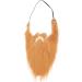 Halloween Beard Beard Fake Beard Cosplay Beard Fake Moustache False Beard (Large brown beard) Beard Props - Buy Online on GoSupps.com