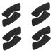 NOLITOY 16 Pairs High Heels Heel Stickers Heel Grips for Black Heel Grips Liner Heel Shoes Grips Liner Men Black Shoes Back Heel Insert Heelpiece Sticker Patch Protection Polyester 4d