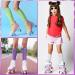 6 Pairs Women's Cotton Compression Ice Skating Knee Socks - Mix Color - Buy Online on GoSupps.com