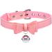 Master Series Golden Kitty Cat Bell Collar - Pink/Silver | International Shipping Available - Buy Online on GoSupps.com