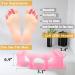 Toe Separators for Women & Men | Bunion Pads & Hammertoe Relief - Sebs Material Yoga Toes (1 Pair Pink - Buy Online on GoSupps.com