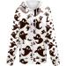 Halloween Costumes Sleeve Pocket Zipper Track Jacket Loose Halloween Pumpkin Print Women Hoodie Pale Hoodie Ai Large - Buy Online on GoSupps.com