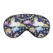 Watercolor Unicorn Sleep Mask Eye Cover for Sleeping Blindfold with Adjustable Strap Blocks Light Night Travel Nap for Men Women