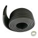 TUKA Multi-Purpose Foam Protector Kit 2M x 80mm Universal Anti Collision Protector Safety of Child Baby Senior | Thick Childproofing Safety Protection Securing Objects and Surfaces. TKD7002 black 2 M x 80mm Universal Foam Protector Black