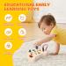 Homcent Busy Board for Toddlers - Montessori Learning Toys with Switches & Buttons | Wooden Activity Board for Boys & Girls - International Shipping Available - Buy Online on GoSupps.com