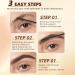 Brow Gel | Smugeproof Eye Brow Tint | Eyebrow Setting Gel Brow Fix Gel Waterproof And Sweat-Proof Eyebrow Liquid Brows Styling Use Makeup Maidong 1# - Buy Online on GoSupps.com