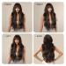 Testar Dark Brown Long Wavy Wigs for Women - Natural-Looking Synthetic Curly Ponytail Wig for Daily & Party Use - Buy Online on GoSupps.com