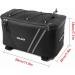Insulated Bicycle Rack Rear Carrier Bag | 11L Capacity | Reflective MTB Pannier Shoulder Bag with Rain Cover - Black - Buy Online on GoSupps.com