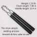 Solid Rubber Training Nunchucks with Steel Chain - Safe for Beginners & Professionals - Buy Online on GoSupps.com